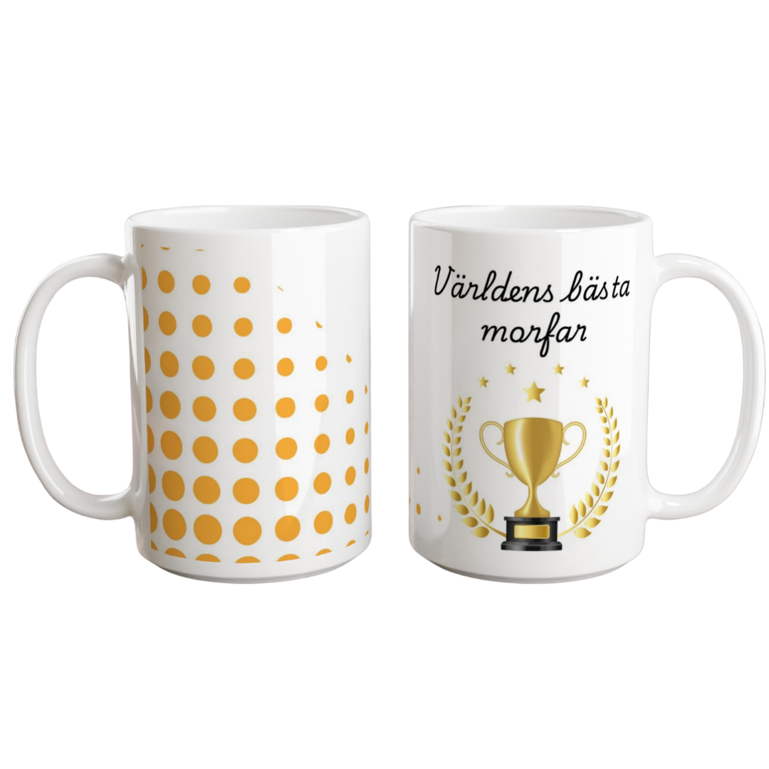 Världens bästa morfar mugg
