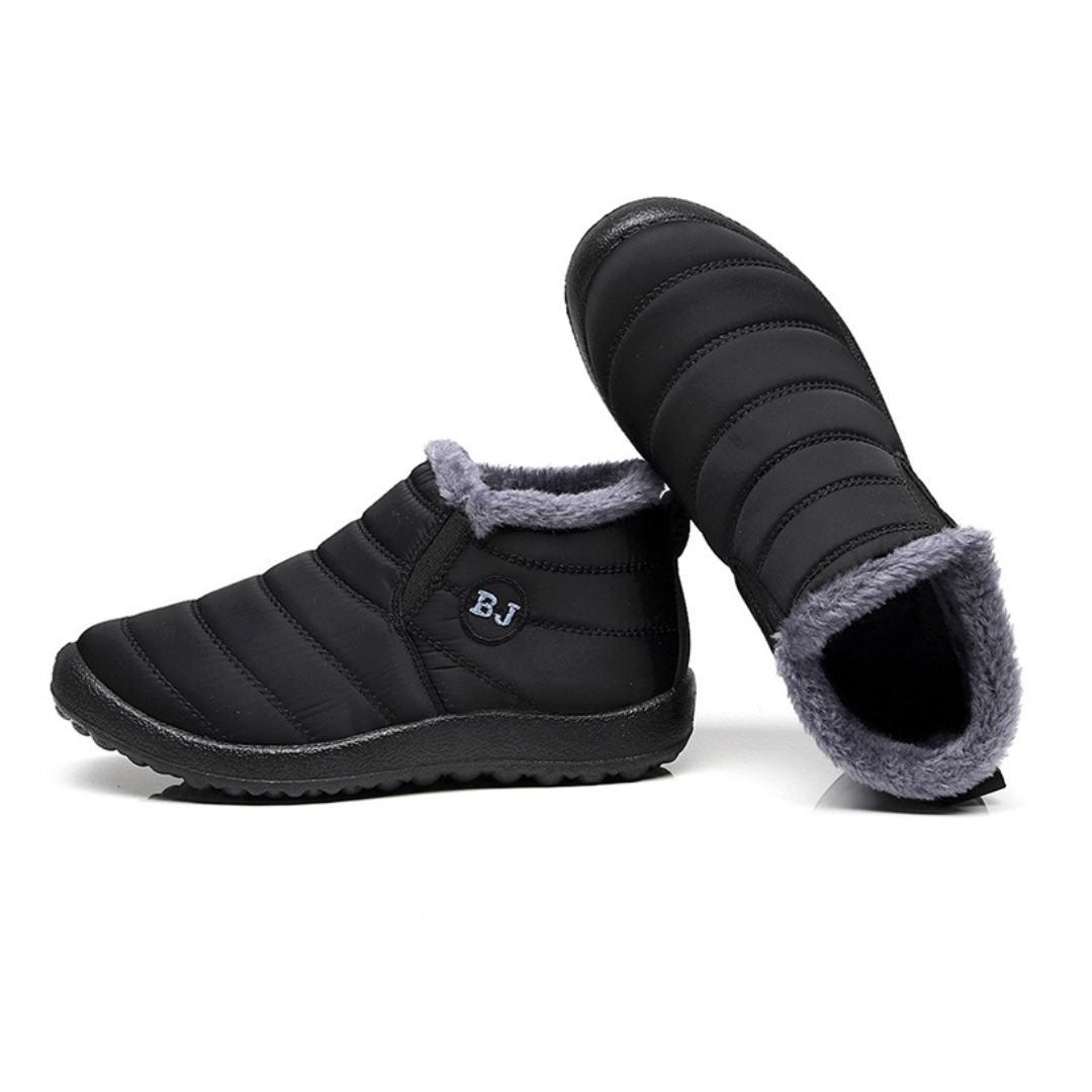 varma vinterskor svarta