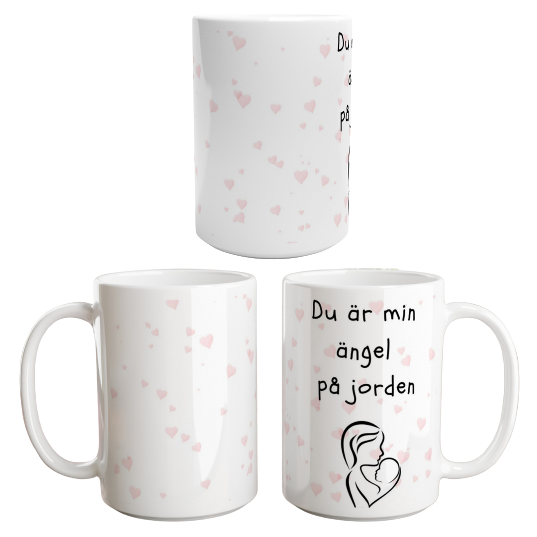 Ängel mamma mugg