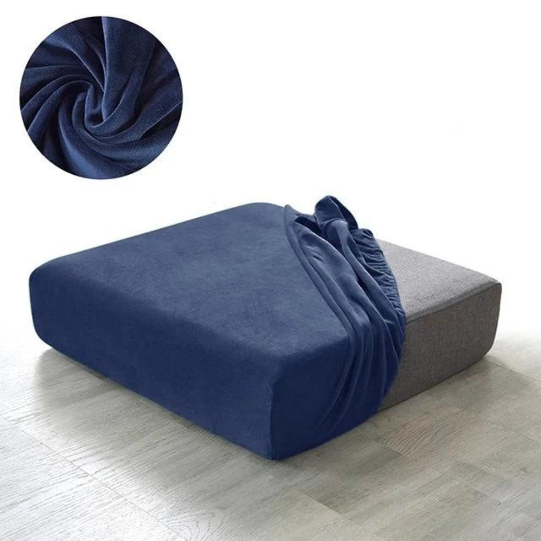 Blå - Överdrag soffa
