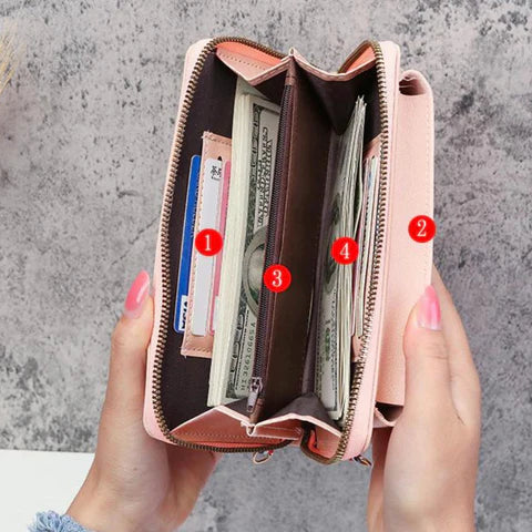 Crossbody med fickor