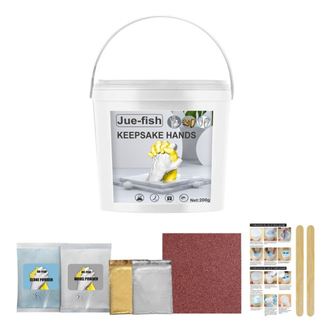 hand och fotavtryck bebis - gips