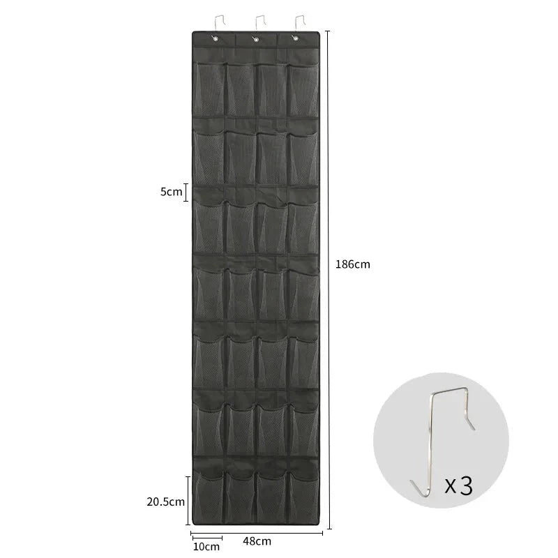 Hängande förvaring svart