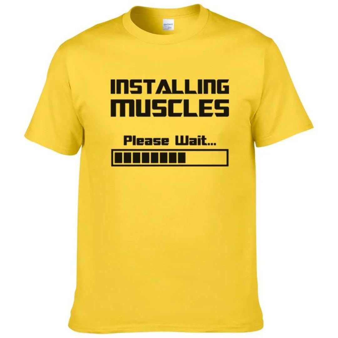 motivation t-shirt - gul