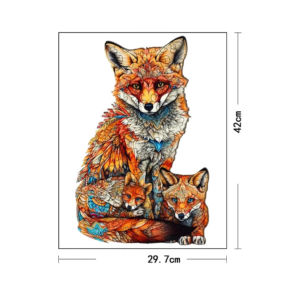 pussel till barn räv