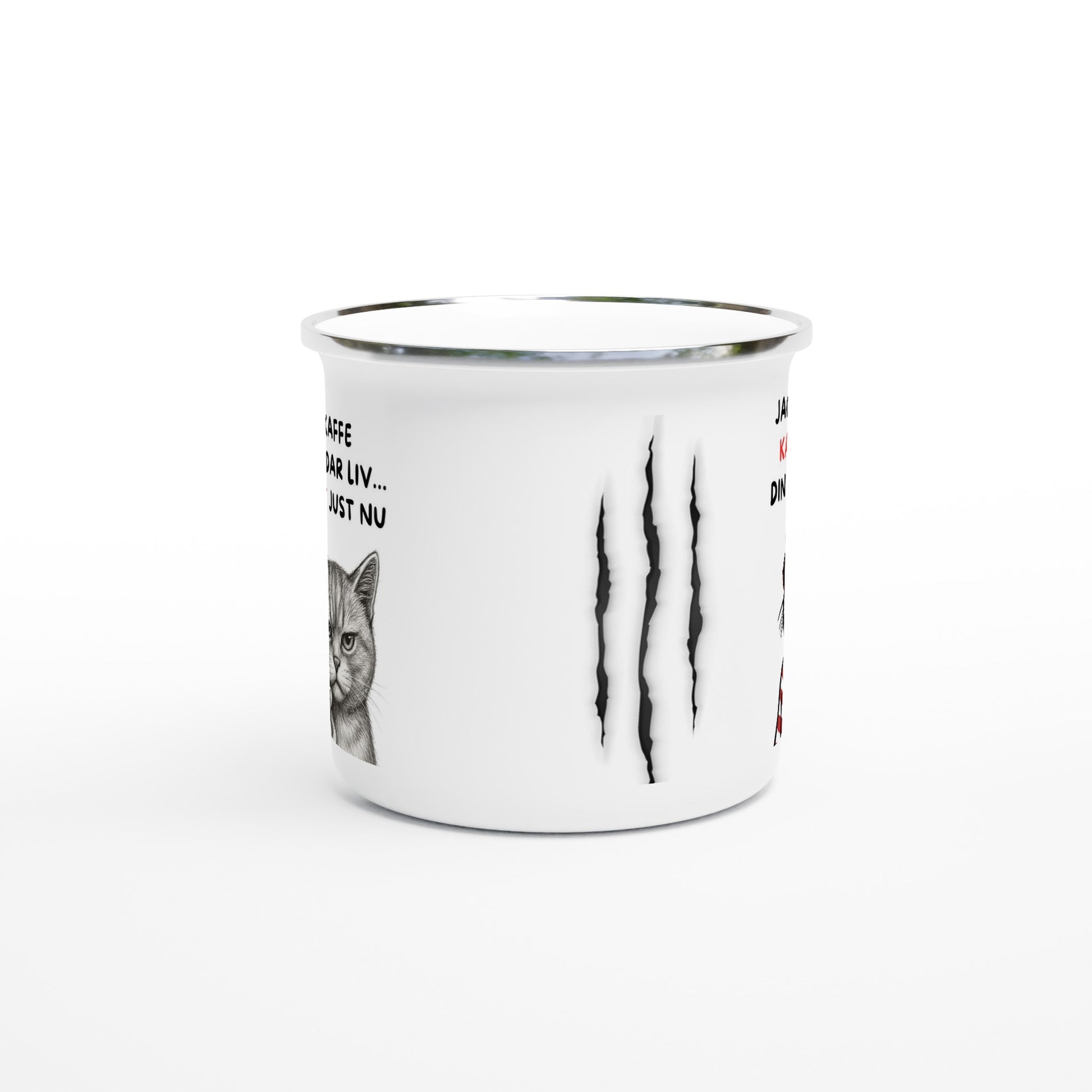 roligt mugg Kaffe och katter