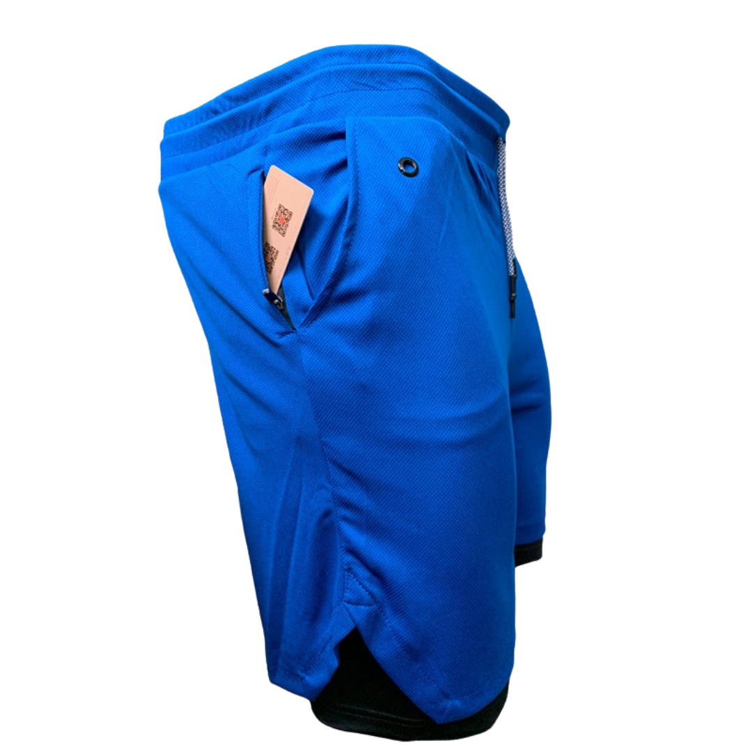träningsshorts med innerbyxa