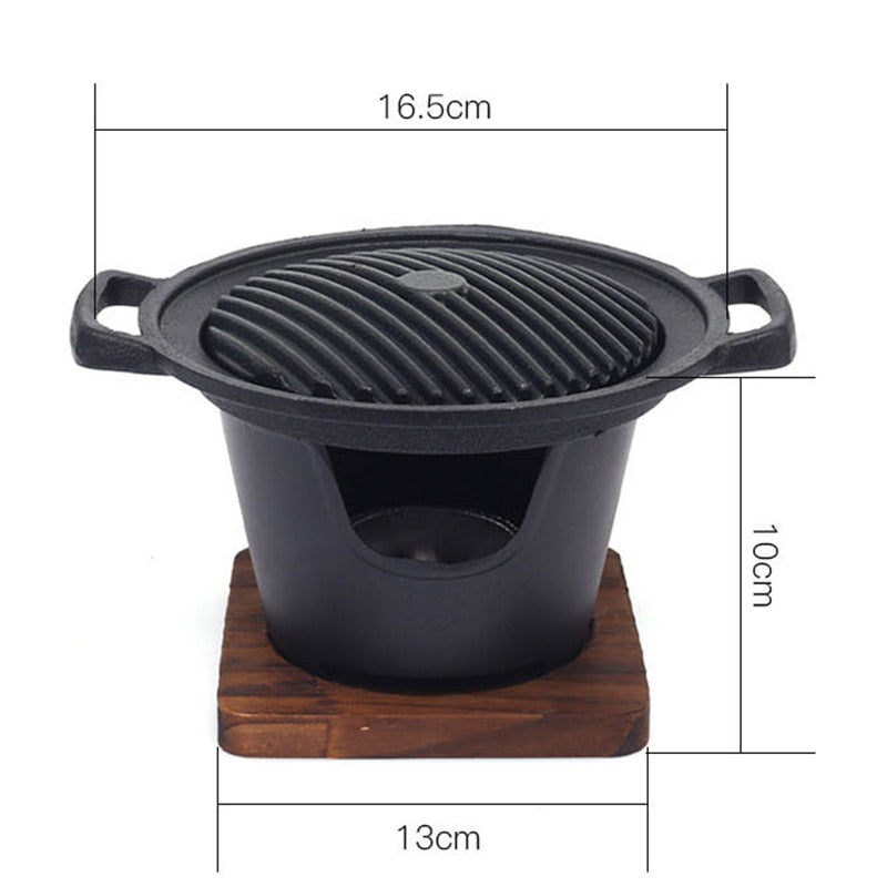 Bordsgrill inomhus