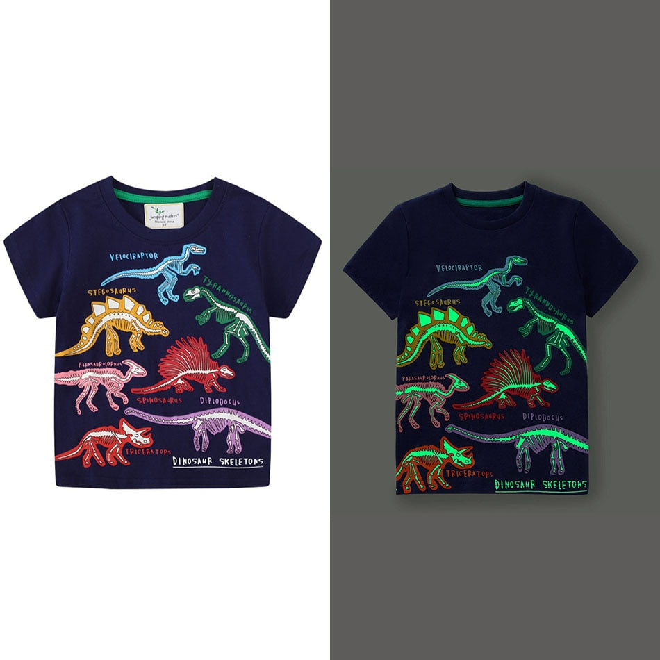 Lysande T-shirt dinosaurie 