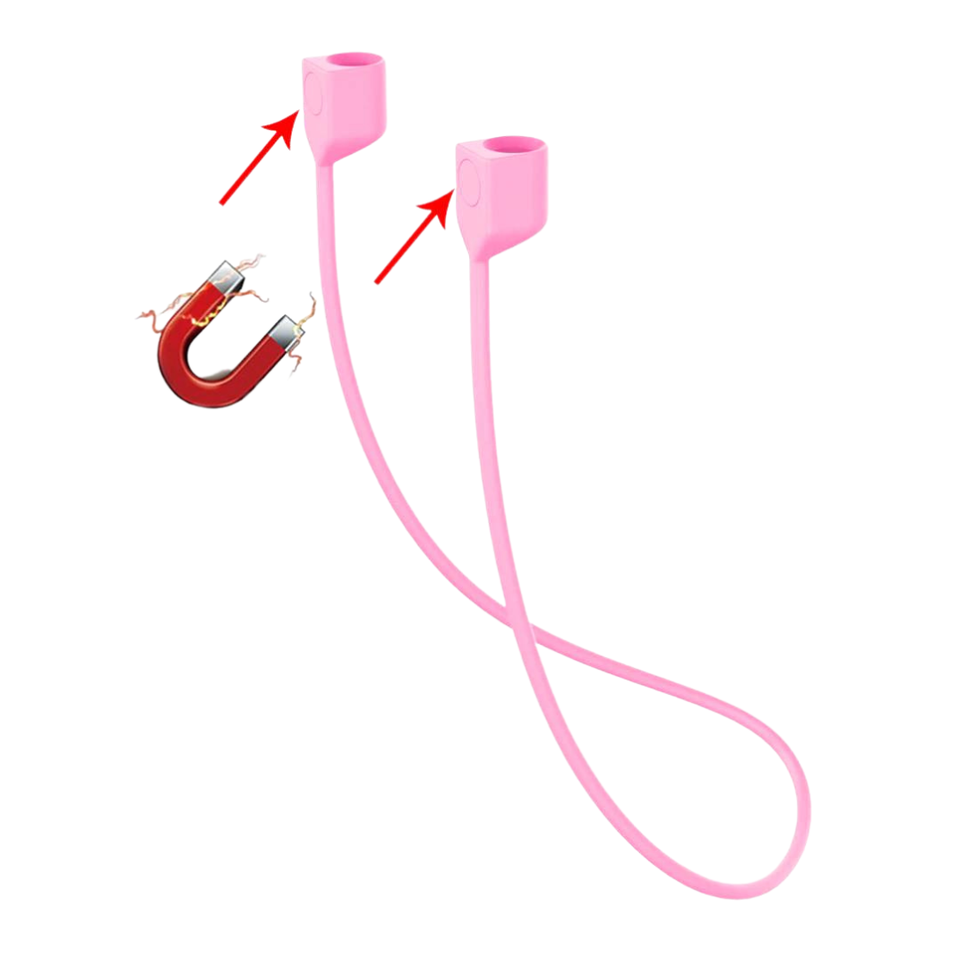 Snöre till AirPods rosa