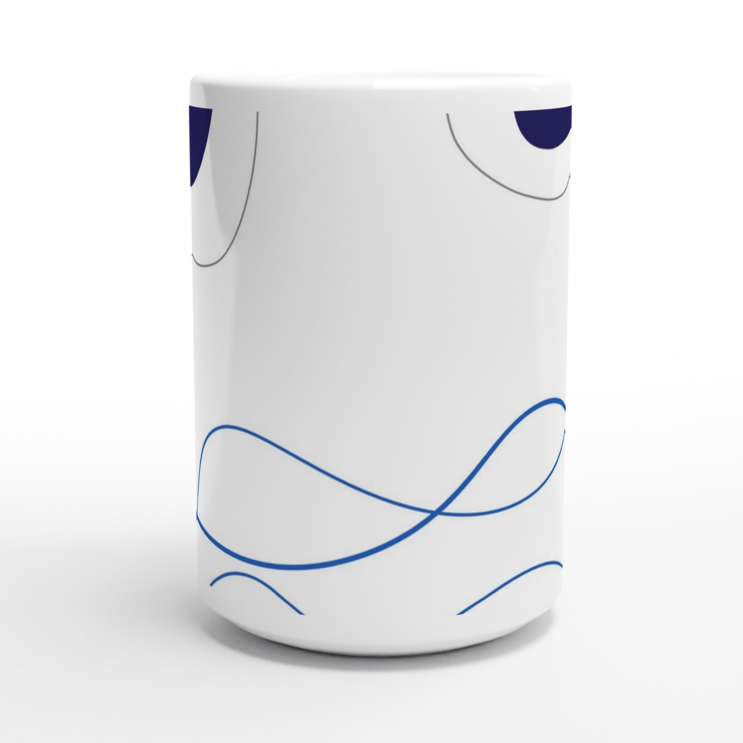 Abstract kaffemugg
