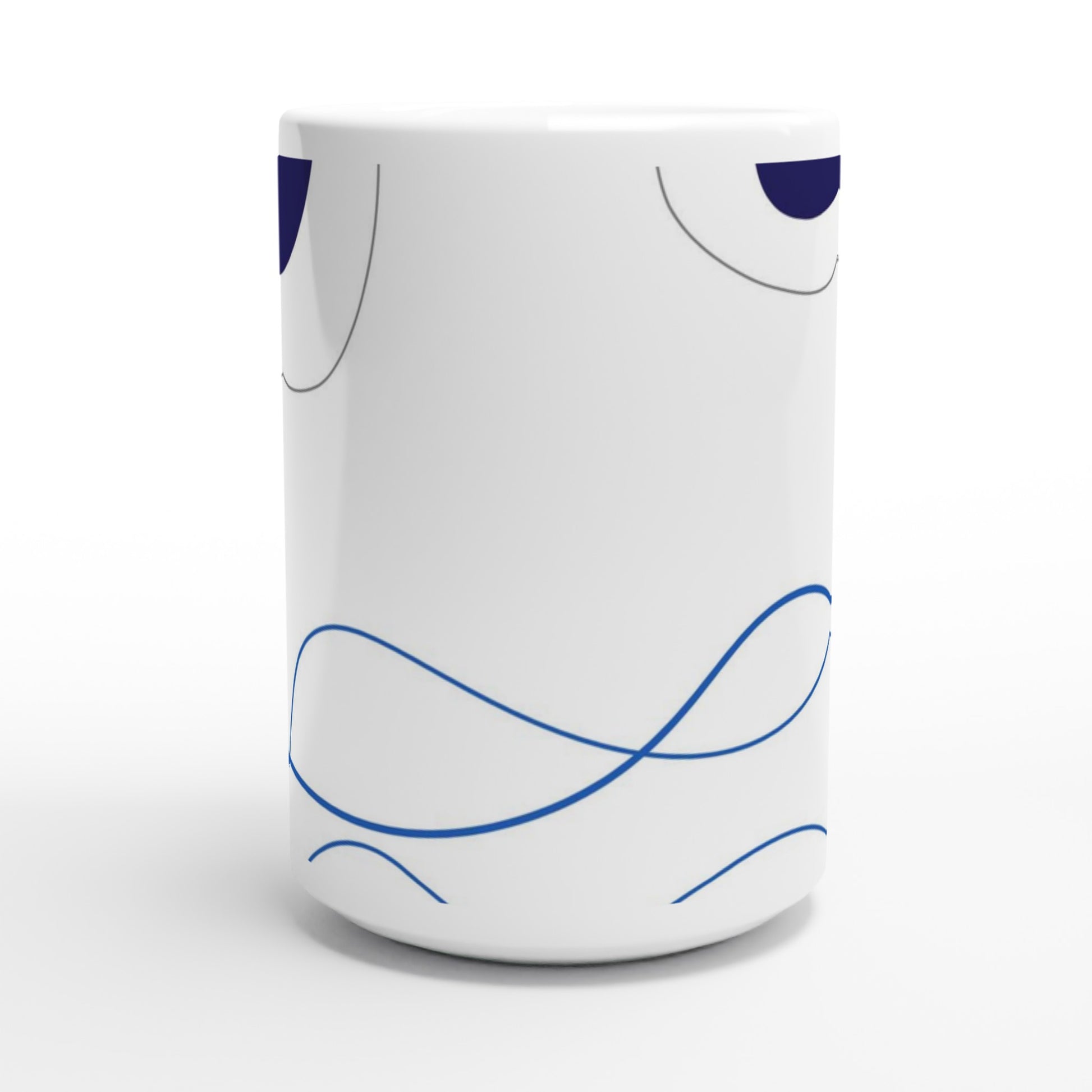 Abstract kaffemugg