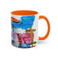 Abstrakt mugg