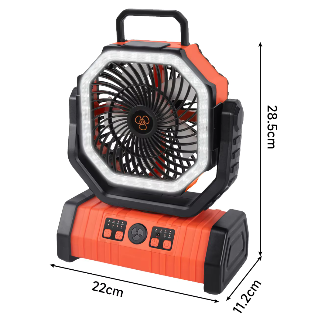 Batteridriven fläkt kraftfull