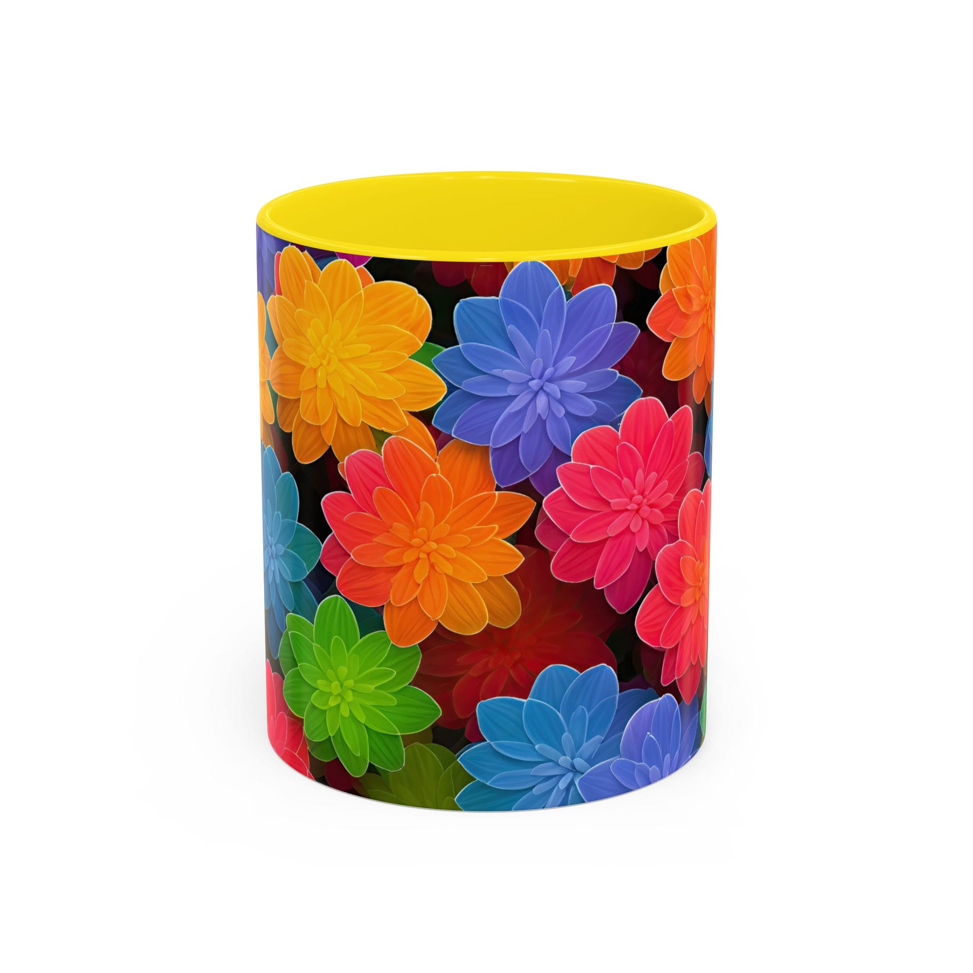Blommig mugg