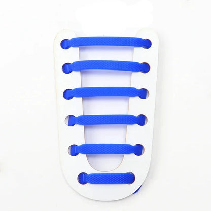 Elastiska Skosnören - blåa