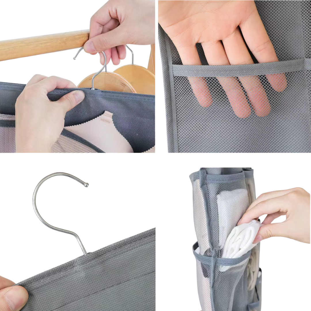 Förvaring hängande med 36 fickor