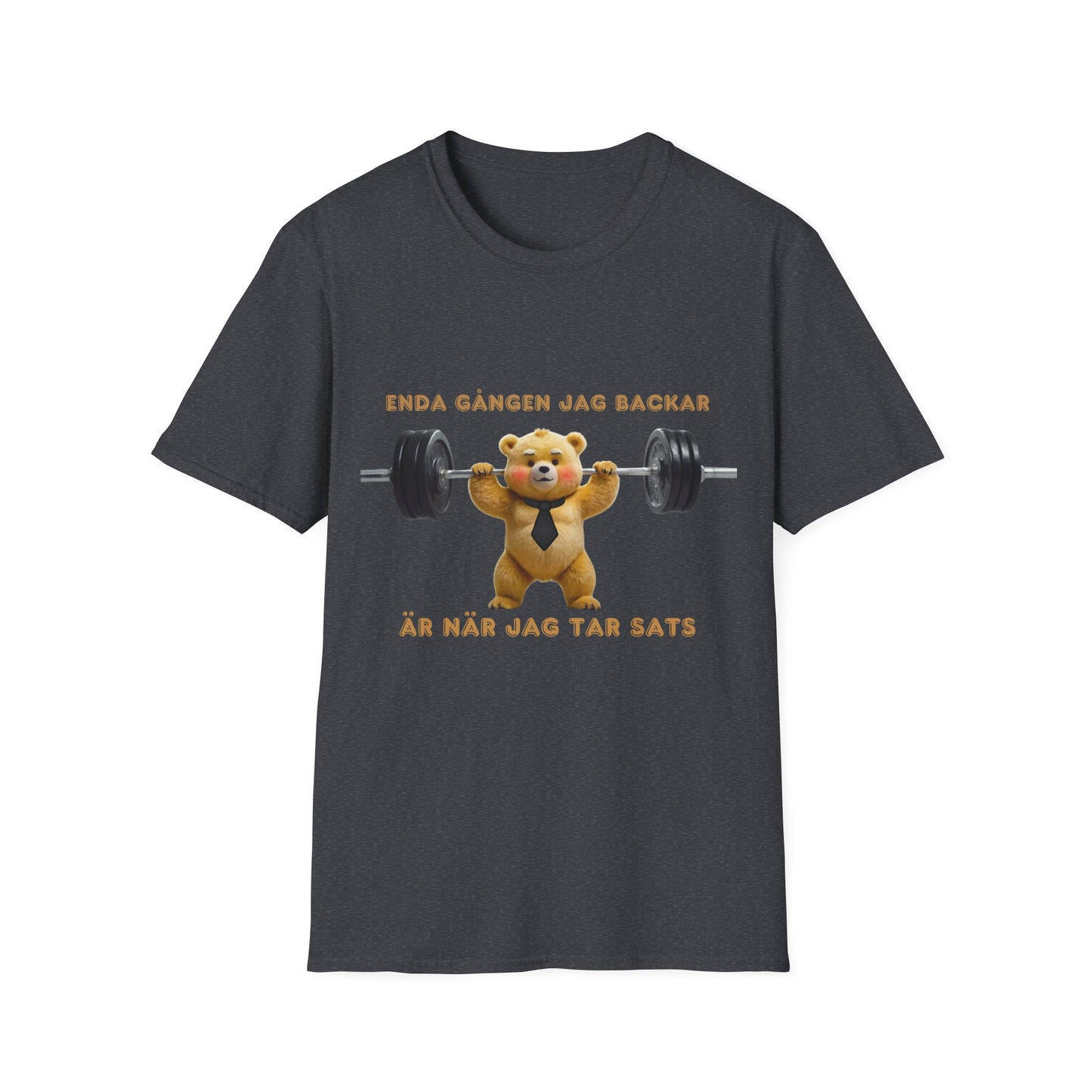 Gym bear t-shirt roligt t shirt
