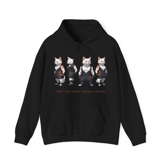 Gym katt Roligt hoddie