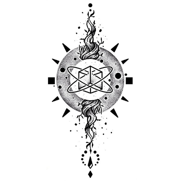 Temporär Tatuering- abstrakt 