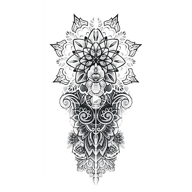 Temporär Tatuering - abstrakt 