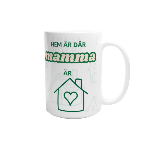 Hem är mamma är - mugg