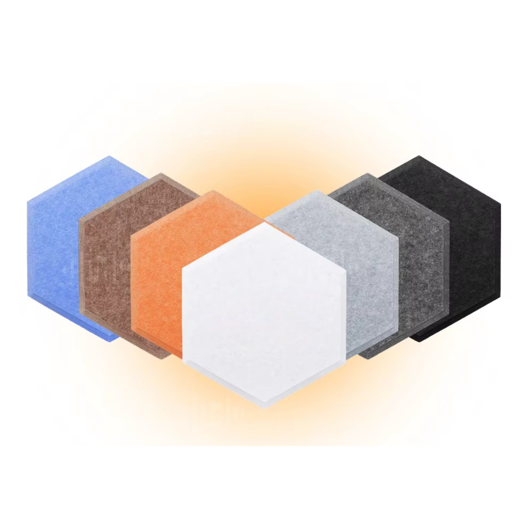 Hexagon ljuddämpande plattor