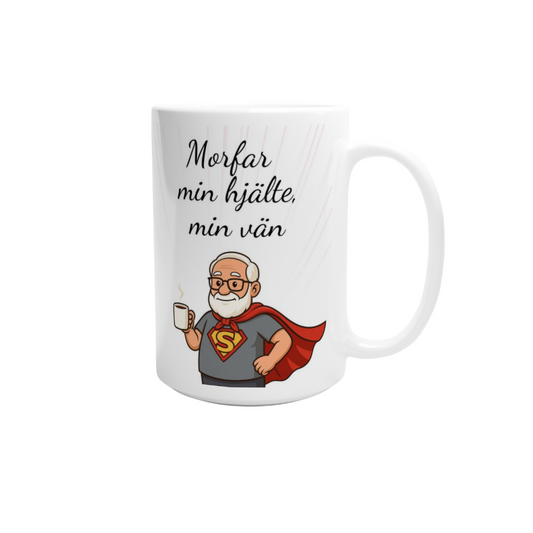 Hjälte morfar mugg