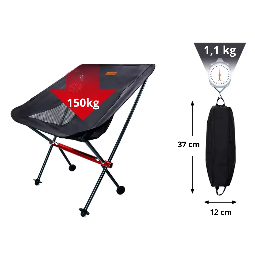 Hopfällbar campingstol