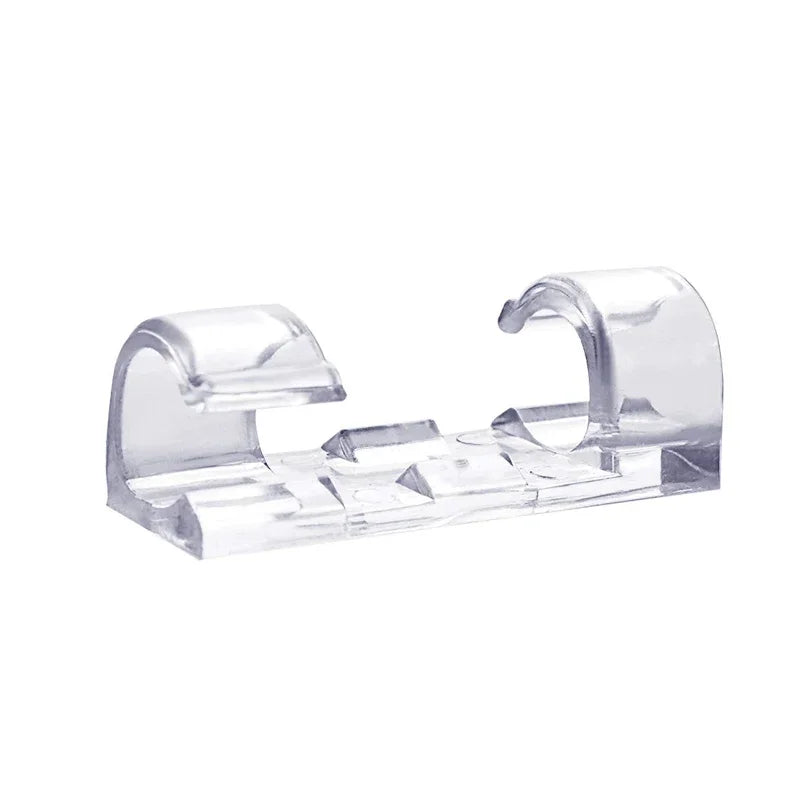 Kabelklämma självhäftande transparent 