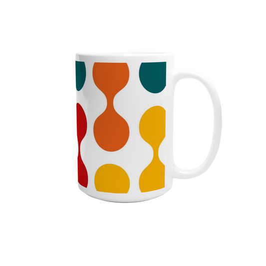 Kaffe mugg med färger