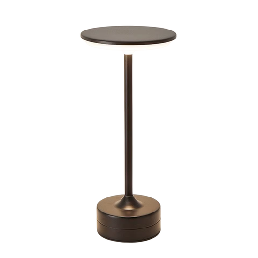 Liten bordslampa svart