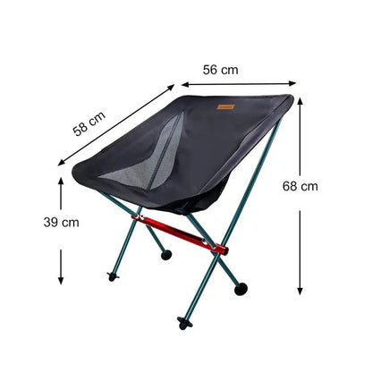 Liten hopfällbar campingstol