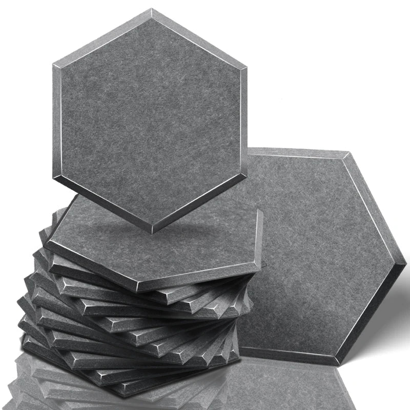 Ljuddämpande plattor grå