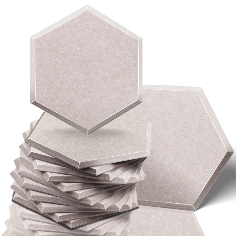 Ljuddämpande plattor ljusbeige