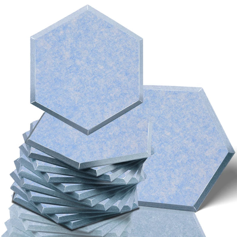 Ljuddämpande plattor ljusblåa