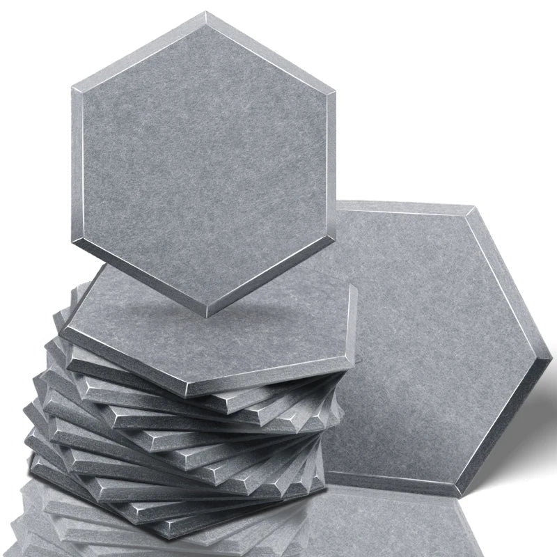 Ljuddämpande plattor ljusgråa