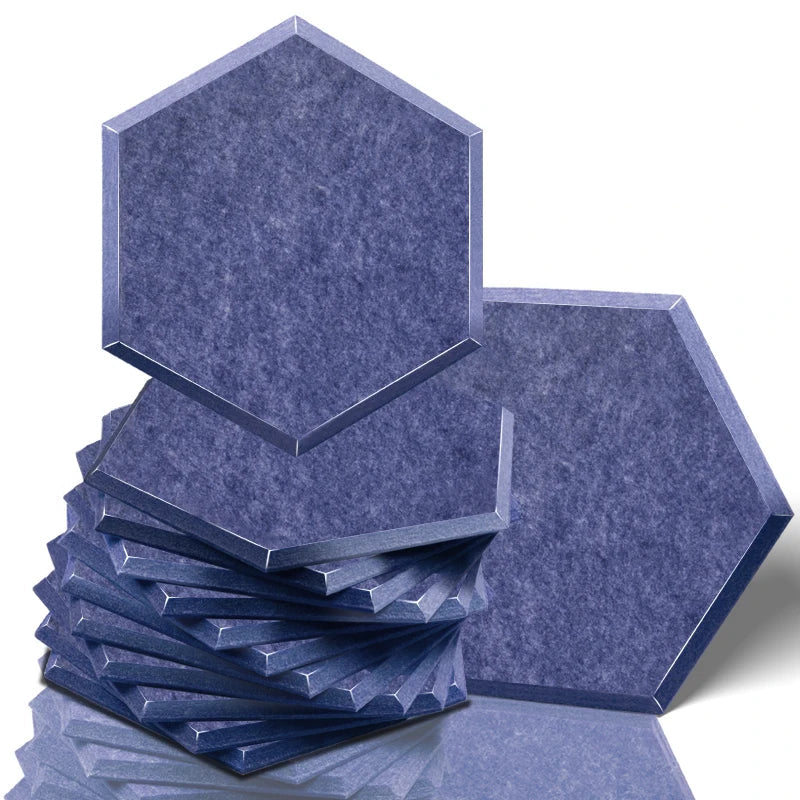 Ljuddämpande plattor marinblå