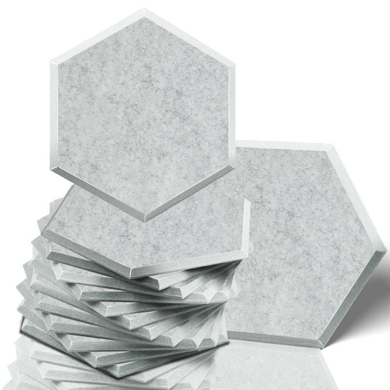 Ljuddämpande plattor silver