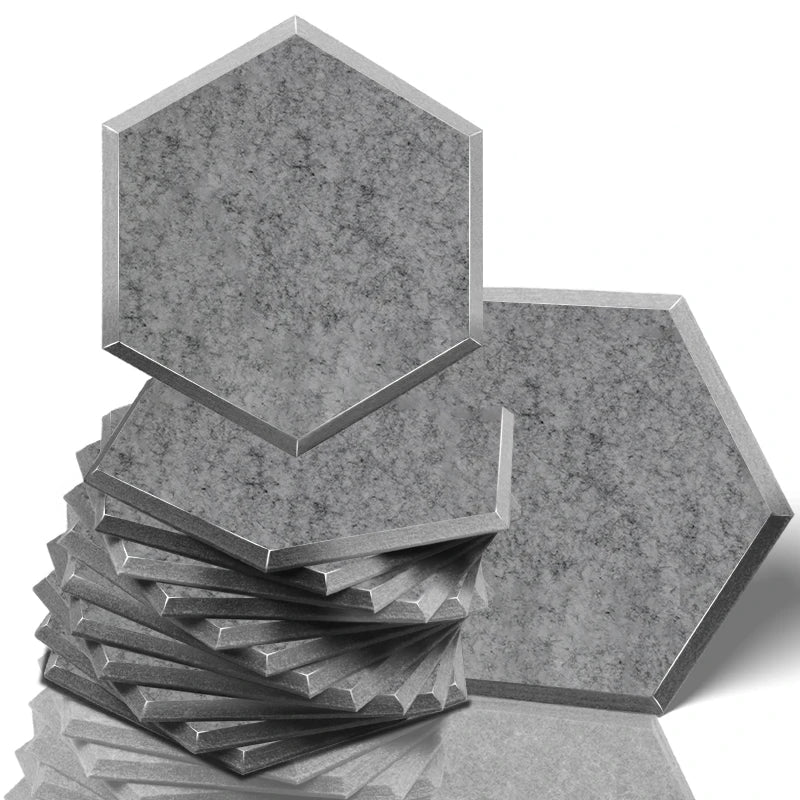 Ljuddämpande plattor silvergrå 