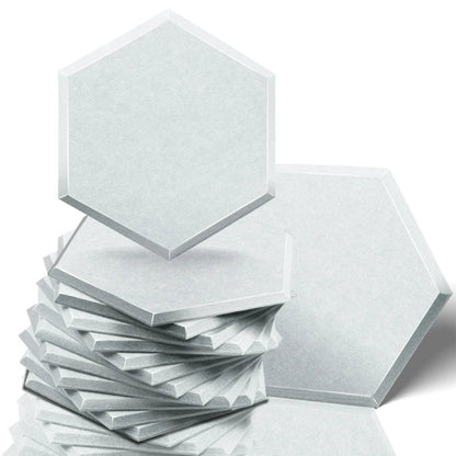 Ljuddämpande plattor vitta