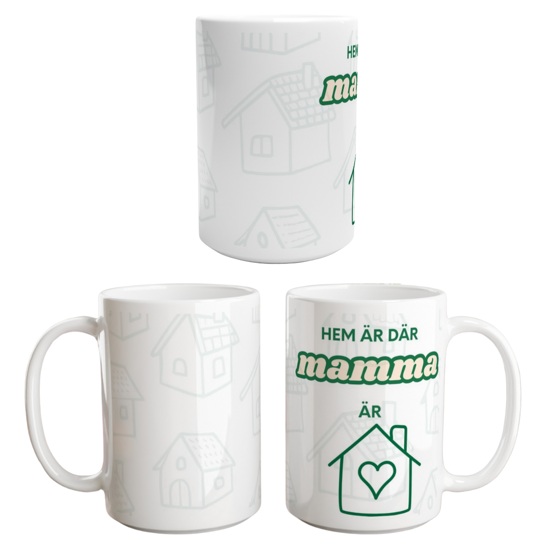 Mamma mugg grön