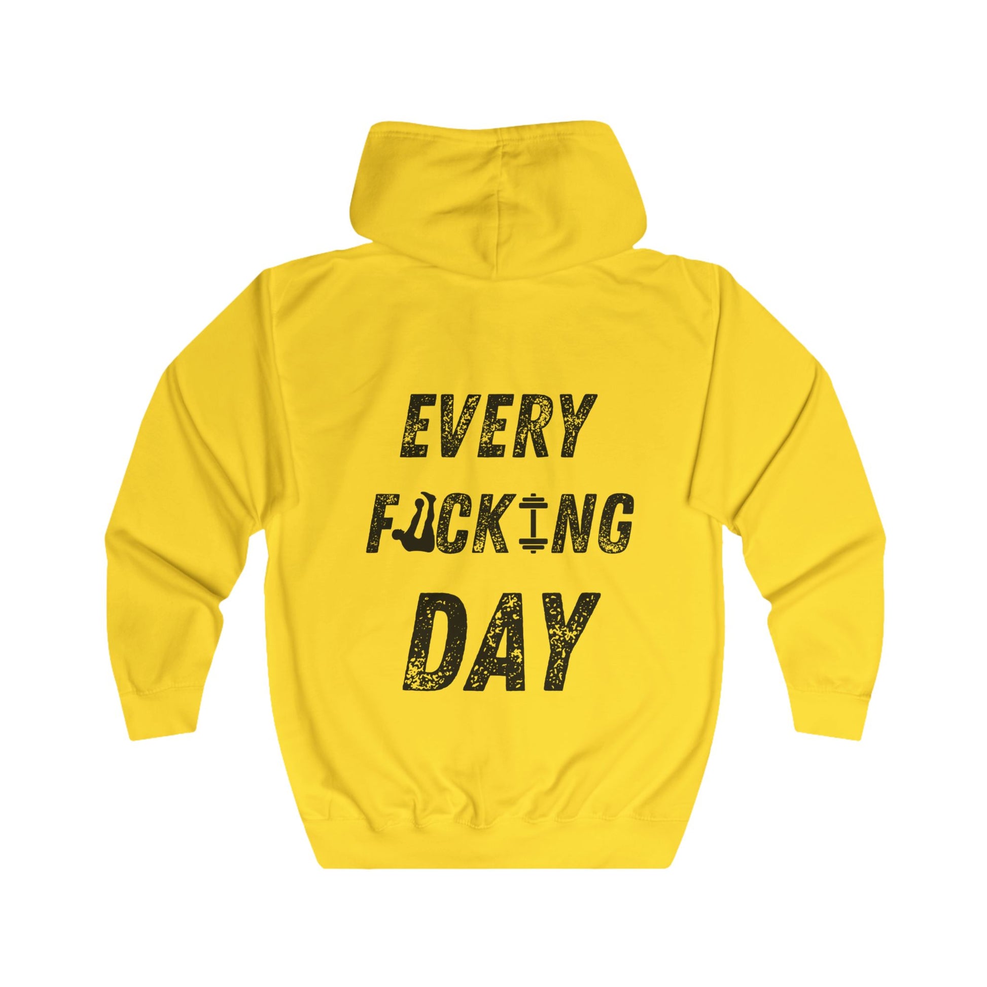 Motivation hoodie med zip