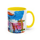 Mugg abstrakt