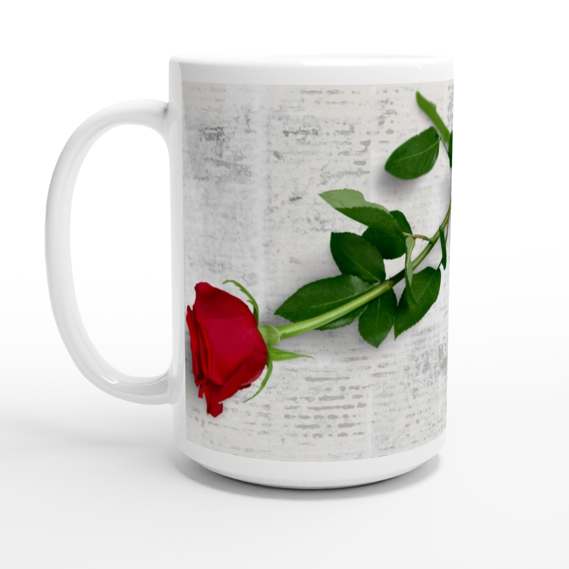 Mugg med blomma