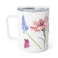Mugg med lock blommig
