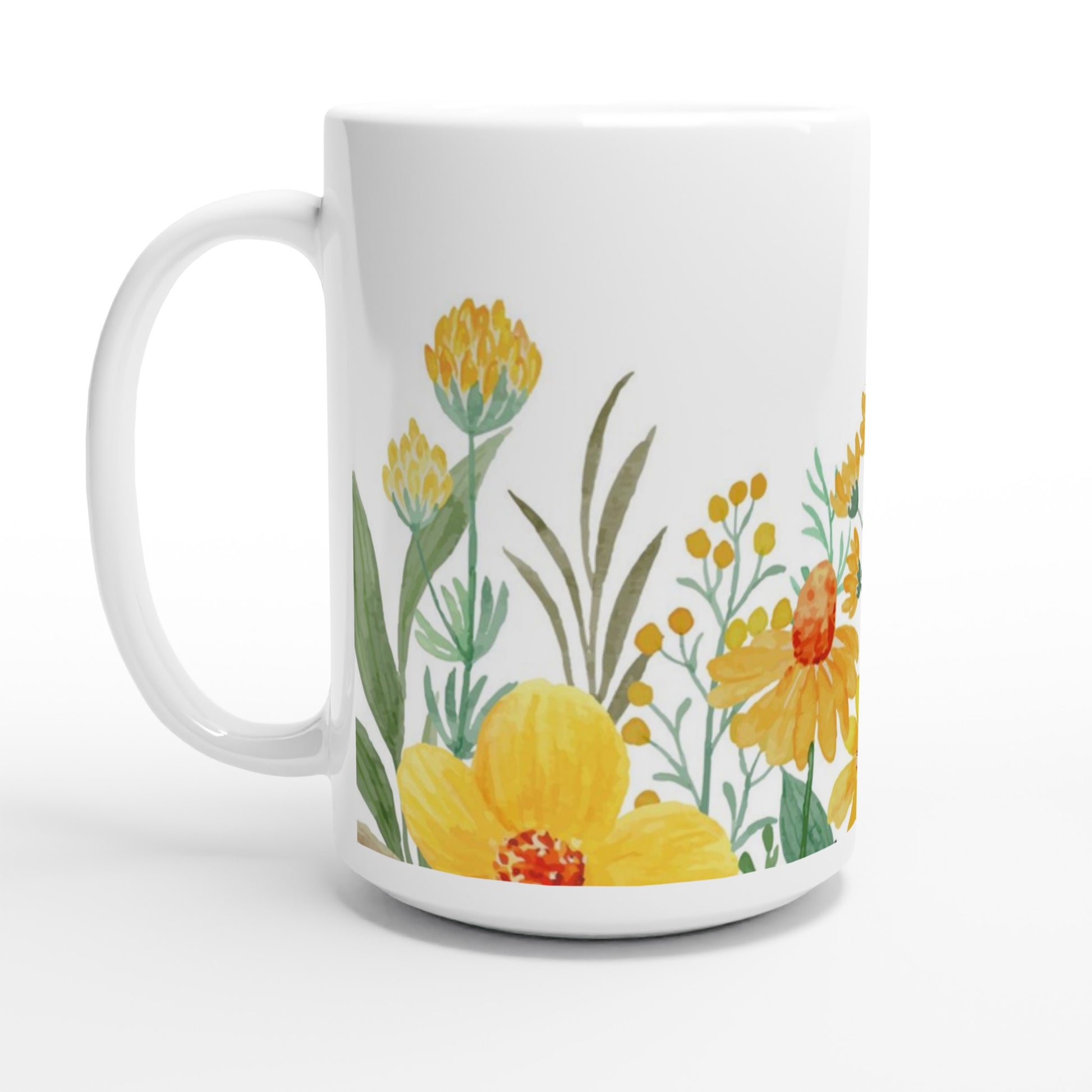 Mugg med sommar blommor