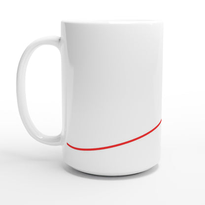 Mugg vitt rött