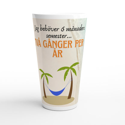 Roligt mugg alltid semester