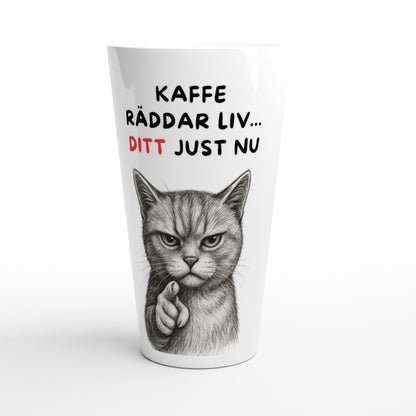 Roligt mugg kaffe räddar liv